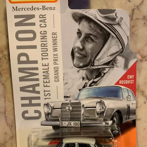 2020 MATCHBOX #100 '62 Mercedes-Benz 220 SE Sedan Champion Ewy Rosqvist